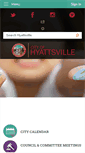 Mobile Screenshot of hyattsville.org